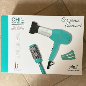 NEW Chi Blowout Kit - Hairdryer Brush Spray Teal